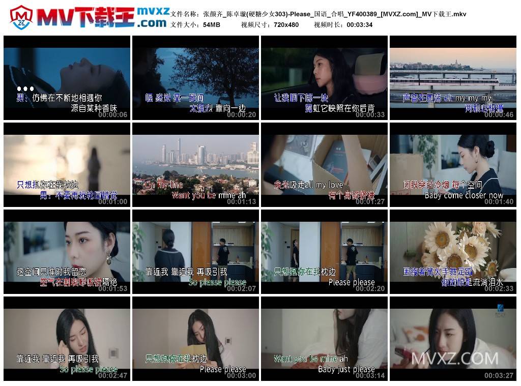 张颜齐_陈卓璇(硬糖少女303)-Please_国语_合唱_YF400389